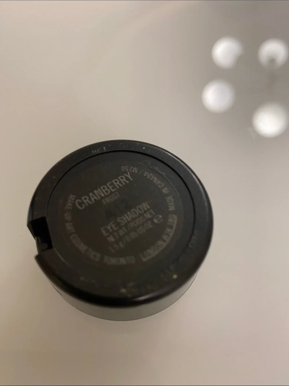 MAC Cosmetics Single Eyeshadow — Cranberry
